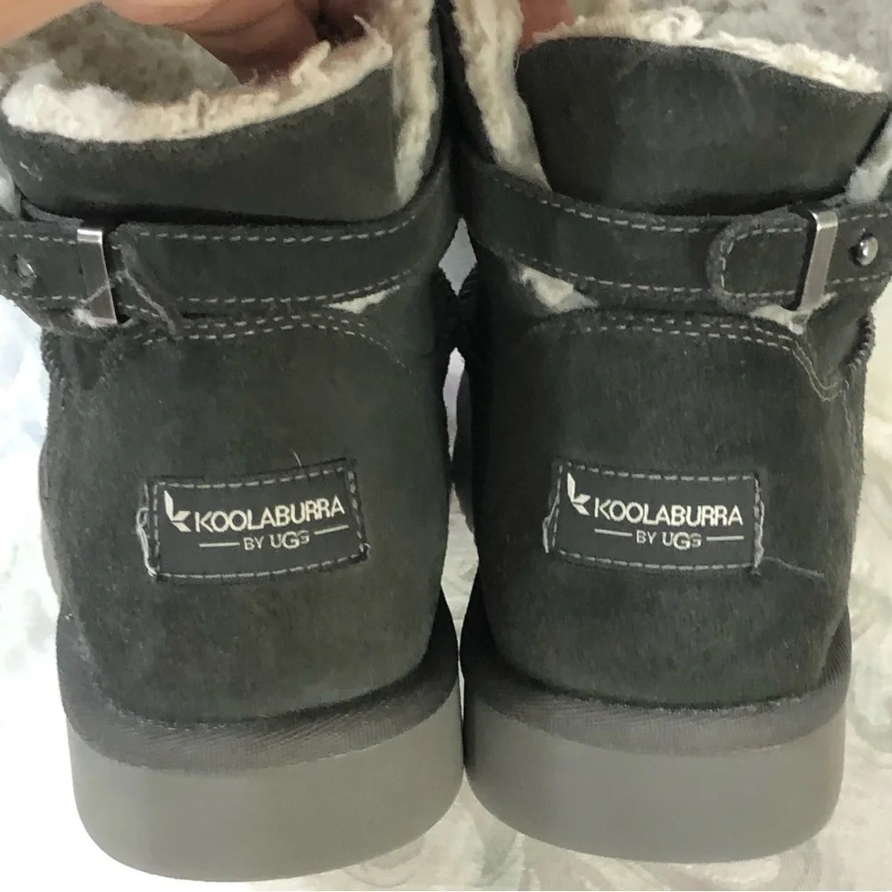 Koolaburra by UGG Grey Suede Winter Boots size 10